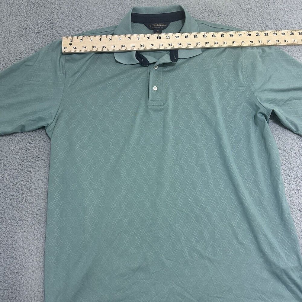 Brooks Brothers Polyester Performance Short Sleeve Golf Polo Shirt‎ XL - Picture 2 of 9